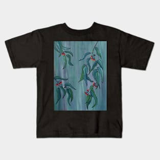 eucalyptus branches with flowers Kids T-Shirt